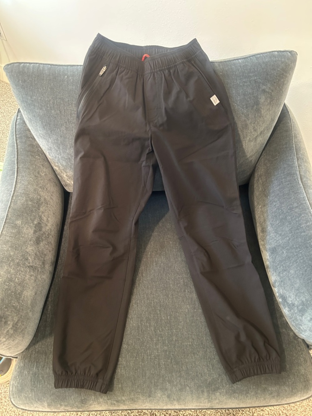 Boy’s Black Athletic Jogger Pants - LL Bean
